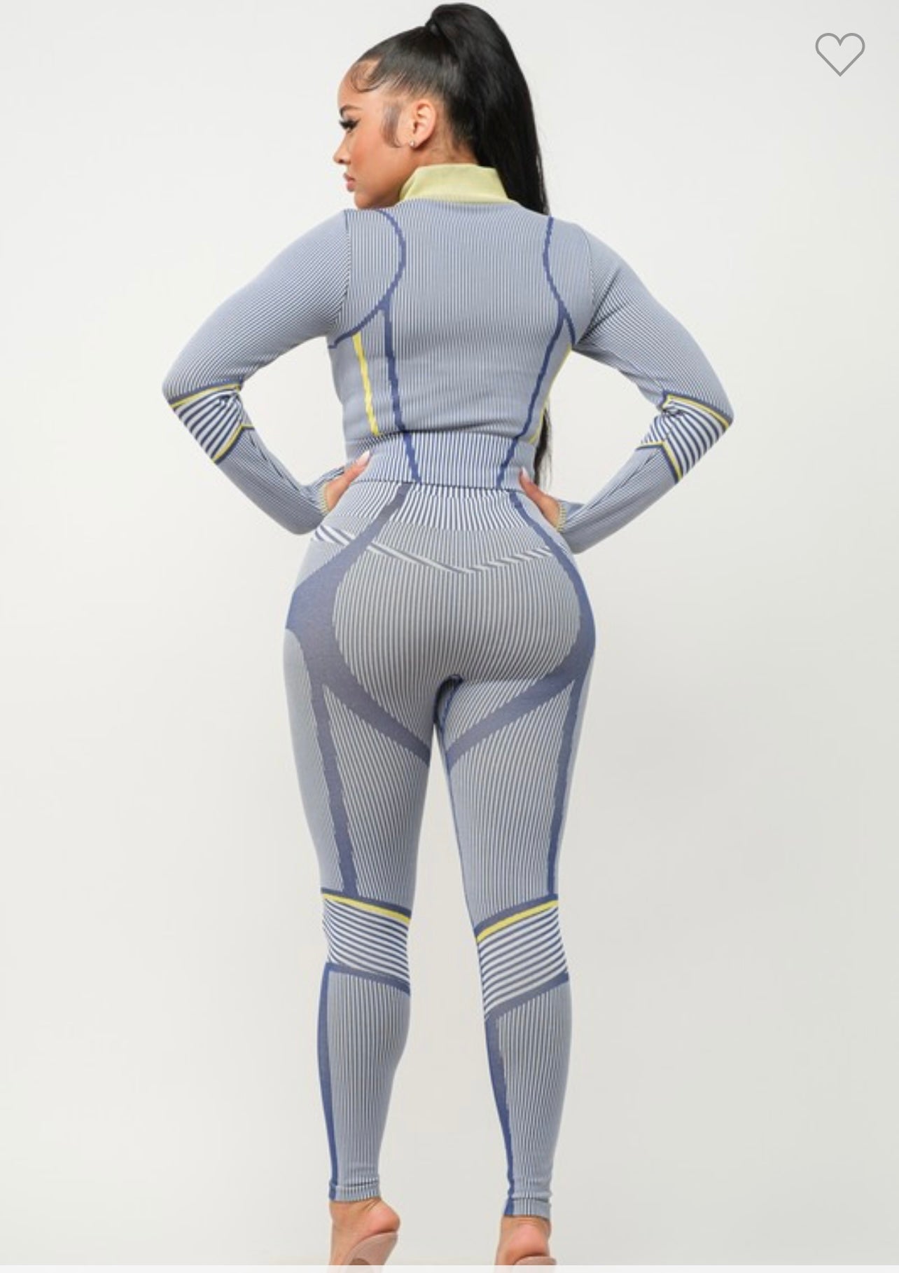 Licit Stripe Pants Set
